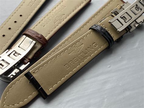 breitling leather watch straps for sale|replacement breitling watch straps.